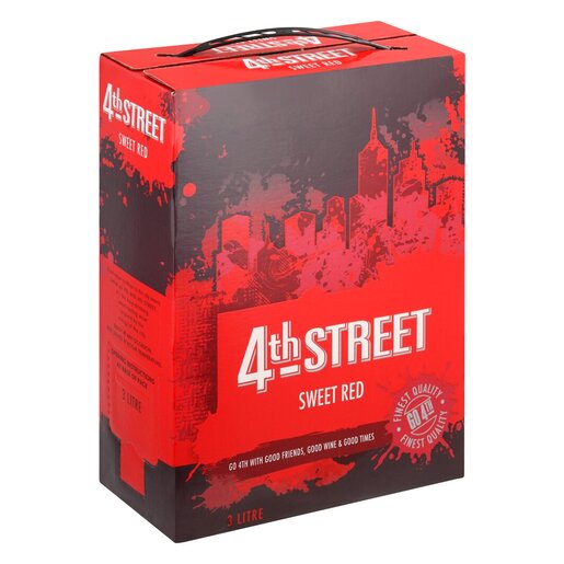 4th Street Natural Sweet Red 3L