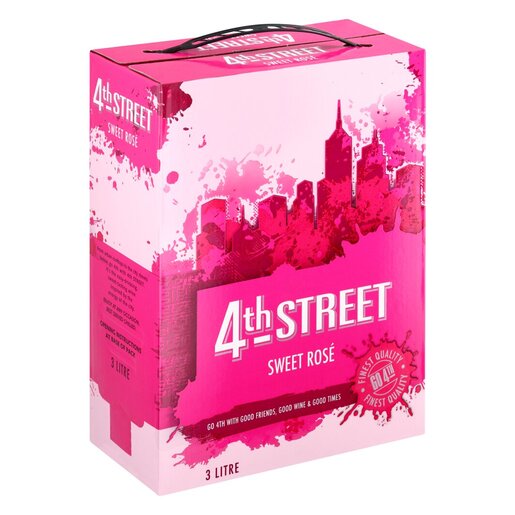 4th Street Natural Sweet Rose 3L