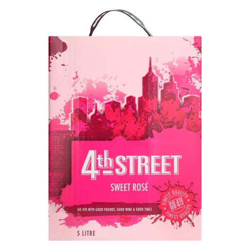 4th Street Natural Sweet Rose 5L