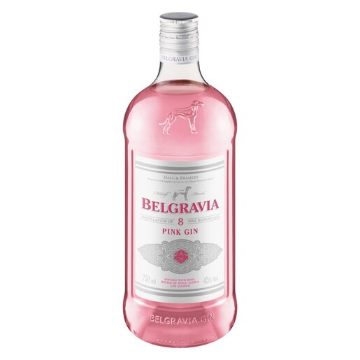 Belgravia Pink Gin 750ml