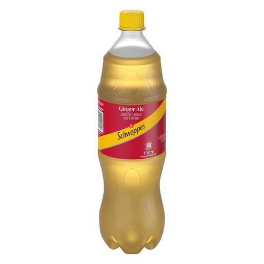 Schweppes Ginger Ale Plastic Bottle 1L