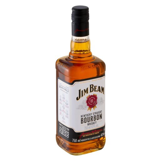 Jim Beam Kentucky Straight Bourbon Whisky 750ml