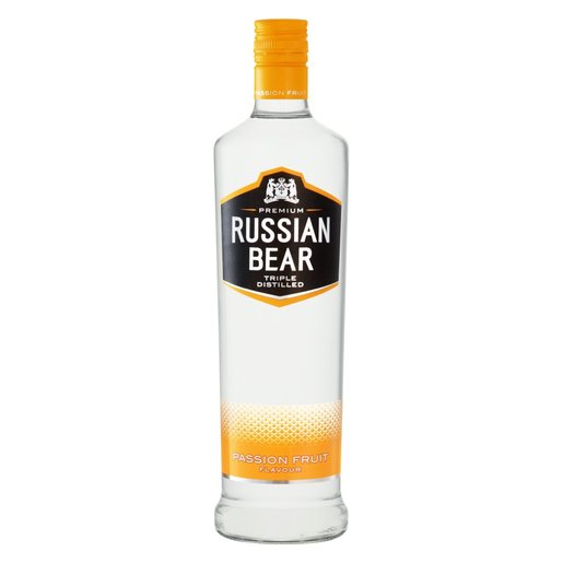 Russian Bear Passion Fruit Vodka 750ml