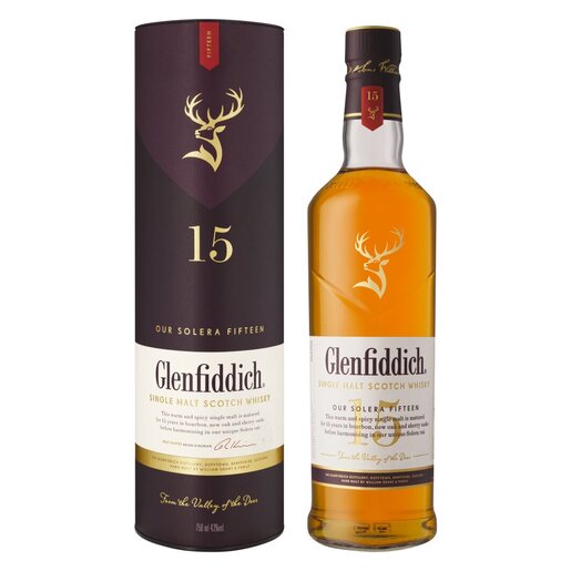 Glenfiddich 15yo Single Malt Whisky 750ml