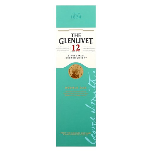 I-Glenlivet Yeminyaka Eyi-12 Ubudala Engashadile Ye-Malt Scotch Whisky 750ml