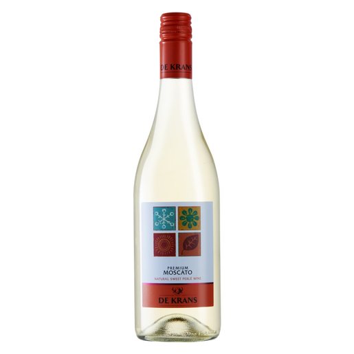 De Krans Wines Premium Moscato Natural Sweet Perle White 750ml